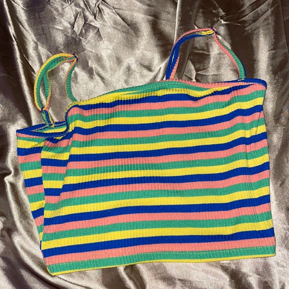 striped tank top